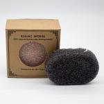 85mm*85mm*25mm White Oval Facial Konjac Sponge Biodegradable