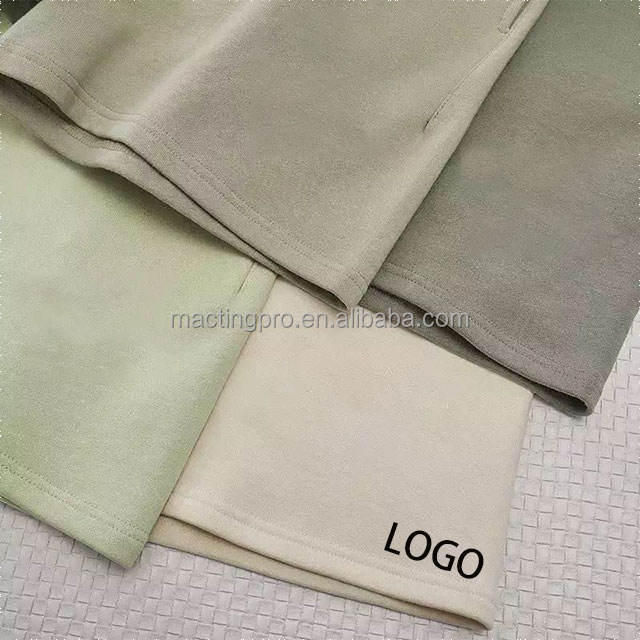 Custom French Terry Heavy Mens Training Athletic Unisex Cotton Sports Shorts for Gym