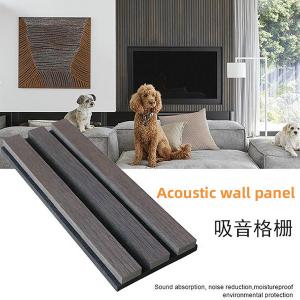 China MDF Wooden Acoustic Slats Interior Wall Panel 2400*600*22mm on sale