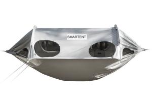 Wholesale 270*140CM 210T Silver Coated Polyester Space Capsule Design Outdoor Camping Hammock Mosquito Proof Sun Protection from china suppliers
