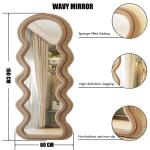 Large Decorative Wall Mount Full Mirror for Hotel/Home/Salon/Shop/SPA High Grade