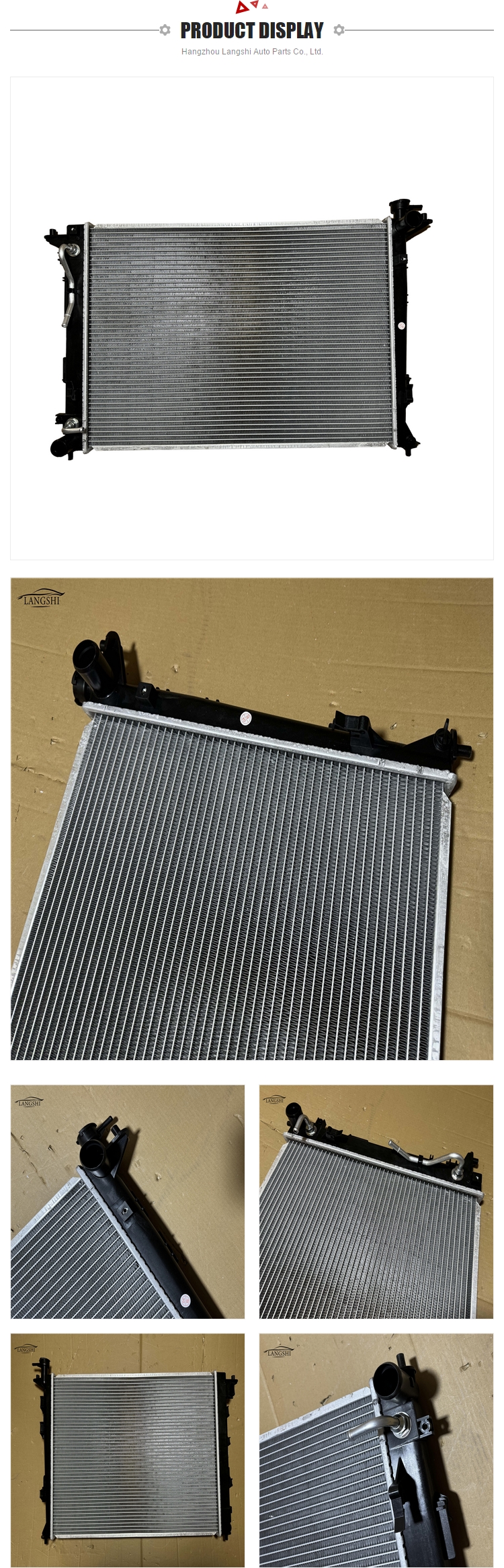 25310-2Z100 Car Engine Coolant Cooler for Hyundai IX35 11 2009-2017 Aluminum Radiator