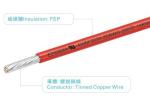 FEP wires UL758 AWM3239 26AWG 15000V/200C white for heater home appliance light