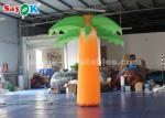 Green And Yellow Christmas Inflatable Lighting Decoration / Blow Up Tree