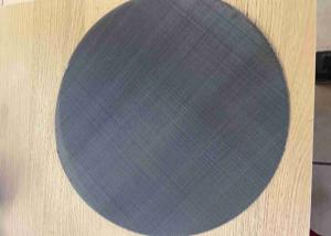 Wholesale Black 40 Micron Ss Mesh Filter Cloth Woven Round Shape Cut Edge Without Rims from china suppliers