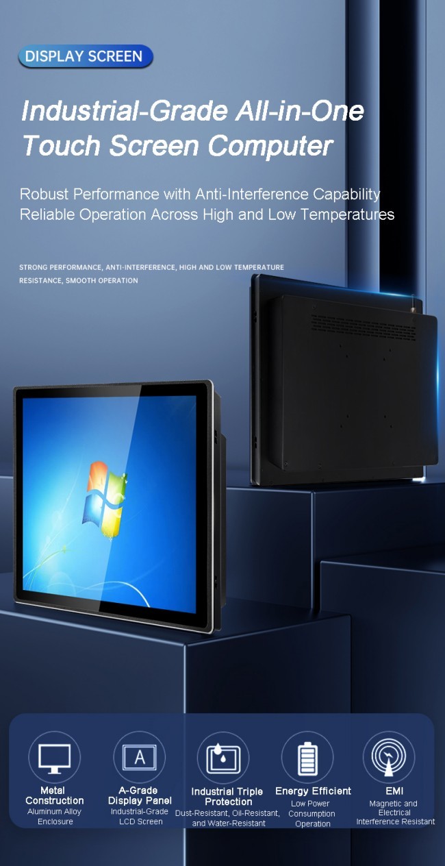 12.1inch Industrial Embedded Screen IP65 Touch Screen All in One Panel Pc Tablet Win 11 From China Manufacturers