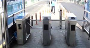 Wholesale Stainless Steel Tripod Turnstile Security With Two Way Card Reader from china suppliers