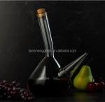 Twisty Glass Bottle For Whiskey Gin Rum XO 300ml 500ml 750ml 1000ml Clear