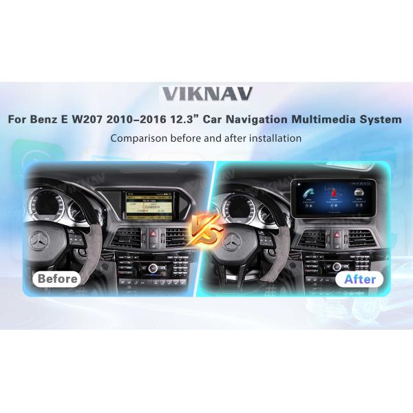 Viknav 12.3 Inch Android Car Radio For Mercedes Benz E W207 2010-2016 GPS Navigation DVD Multimedia Player(NTG4.0)