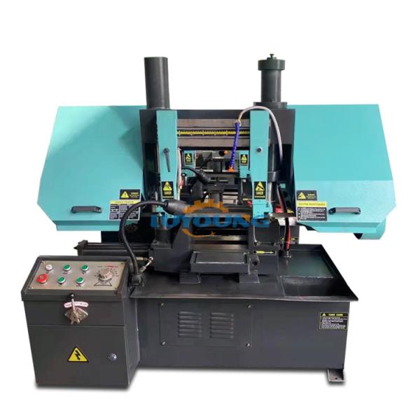 Double Column Automatic Steel Cutting Band Saw Machine  5.5kw Motor Power