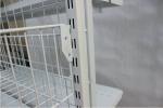 4 Layers Foldable Supermarket Display Shelving / Steel Storage Rack For Store