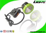 1000 Battery Cycles Mining Cap Lights 50000lux Brightness IP67 Waterproof 11.2Ah