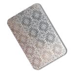 JIS 304 Embossed Stainless Steel Sheet Kitchen Wall Panels 0.3mm - 3mm Flower