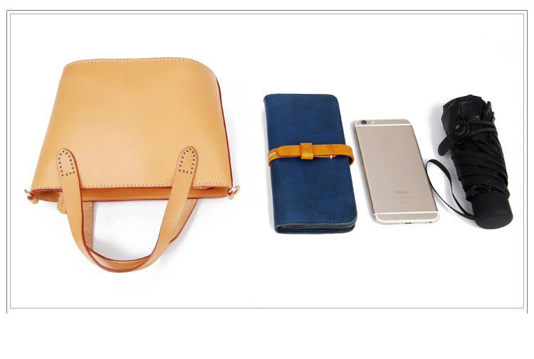 Exquisite Lady Style Top Layer Vegetable Tanned Cowhide Shoulder Crossbody Saddle Bag