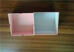 Delicate Ribbon Bow Attached Color Cosmetic Packaging Boxes Square Shape