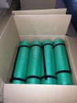 green& pink 8mm thick nbr yoga mat pilates mat with strap
