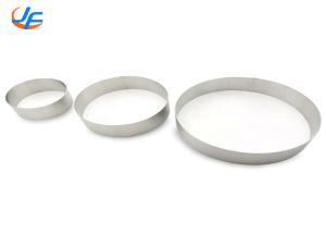 Wholesale RK Bakeware China Foodservice NSF Birthday Cake Pan , Stainless Steel Mousse Rings from china suppliers