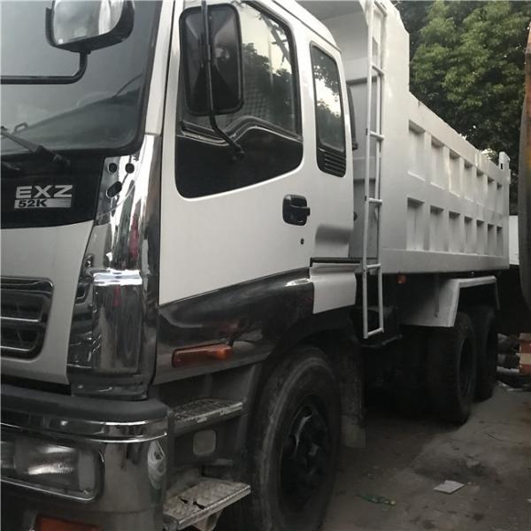 Used ISUZU RHD Manual Transmission Red NISSAN 6*4 8x4 Dump 12 Wheels Tipper