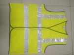 Fluorescent Green Reflective Vest 120g Construction Hi Vis Safety Vest