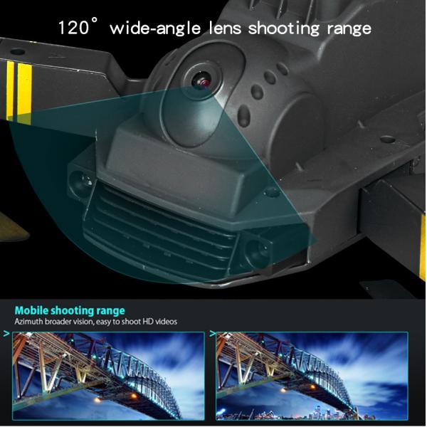 Foldable Altitude Hold Quadcopter Live Video E58 drone camera 1080p