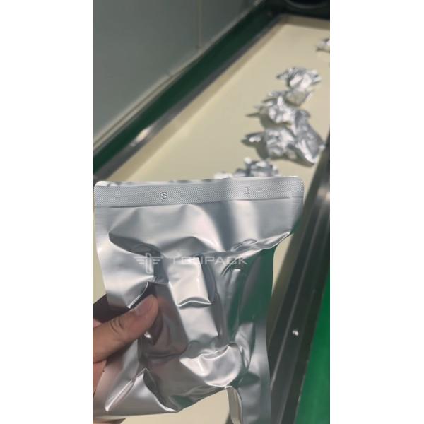 Rotary Vacuum Bag Packaging Machine Beef Cubes Weighing And Packaging System Multihead Weigher