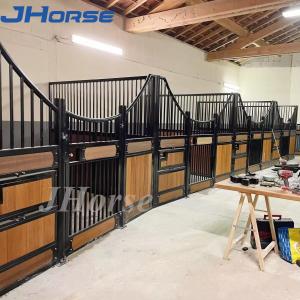 Wholesale Weatherproof 2.2m Height European Horse Stalls With Plastic Wood Swing Door from china suppliers