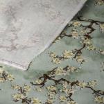 30% Ramie 70% Cotton Polyester Printing Fabric Soft Touch Breathable Woven Shirt