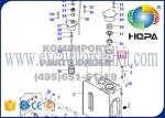 207-60-71182 Excavator Spare Parts Hydraulic Oil Filter Fitted In Hydraulic Tank
