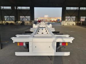 Wholesale 2 Axle Container Skeleton Heavy Duty Semi Trailers With Led Light from china suppliers