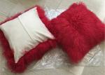 Tibetan Lambskin Cushions Tibet sheepskin curly fur cushion mongolian fur pillow