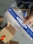 Wrap Around Dental / Chemical Face Shield , PET Clear Plastic Face Shield