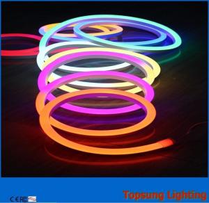 Wholesale decorative bi-side led neon flex lights purple color 24v for building from china suppliers