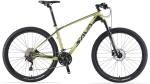 Black Yellow DEORE Groupset Mtb , 29 Inch Carbon Fiber Mountain Bicycle ISO/CE