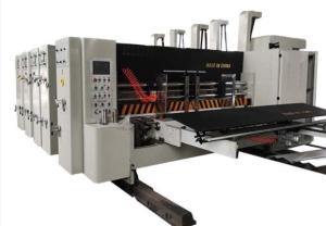 Wholesale Die Cutter Rotary Flexo Printer Slotter Die Cutter Machine 18mm Thick Cardboard from china suppliers