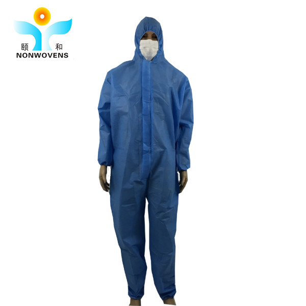 Polypropylene Disposable Protective Wear , OEM Non Woven Coverall Disposable