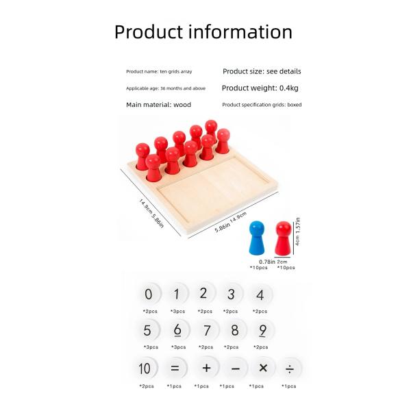 Cpc Ce En71 Digital Addition Subtraction Early Education Cards Preschool Math Enlightenment Teaching Aids