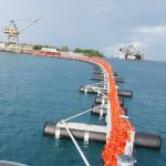 Navy 15.24m Floating Barriers Port Security Barrier Heavy Tonnage Vessel