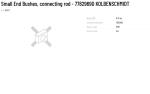 77829690 Small End Bushes for Metal Connecting Rods within Metal Building