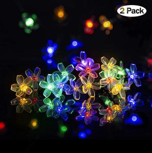 Wholesale 2 Pack Fairy Flower 23ft Decorative Solar Garden Lights from china suppliers