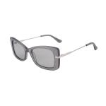 Unisex 56mm Acetate Butterfly Frame Sunglasses UV400 Protection Trendy Eyewear