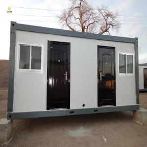 Wholesale Galvanized Steel Prefabricated Container House with Glass Wool Panels from china suppliers