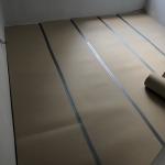 Durable Floor Surface Protection Roll Waterproof Building Paper 23X23X97 Cm