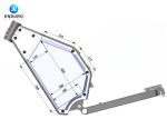 White Steel Electric Enduro Bike Frame With VP Bottom Bracket CE / CCC