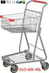 Chrome Plating Grocery Shopping Trolley 40L / Supermarket Shopping Carts
