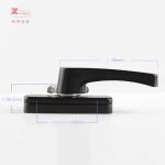 Hotel Villa Apartment Office Building Aluminum Crescent Lock with Painting