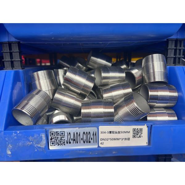 Bspt Threaded Seamless Stainless Steel Hydraulic Long / Short Pipe / Barrel Nipple