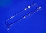 Customized Shape Quartz Glass Tube Non Toxic Graduated Test Tube Non Deform