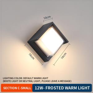 Wholesale Square Outdoor Waterproof LED Wall Lights Cool White 16x16x10cm Ac85-265v from china suppliers