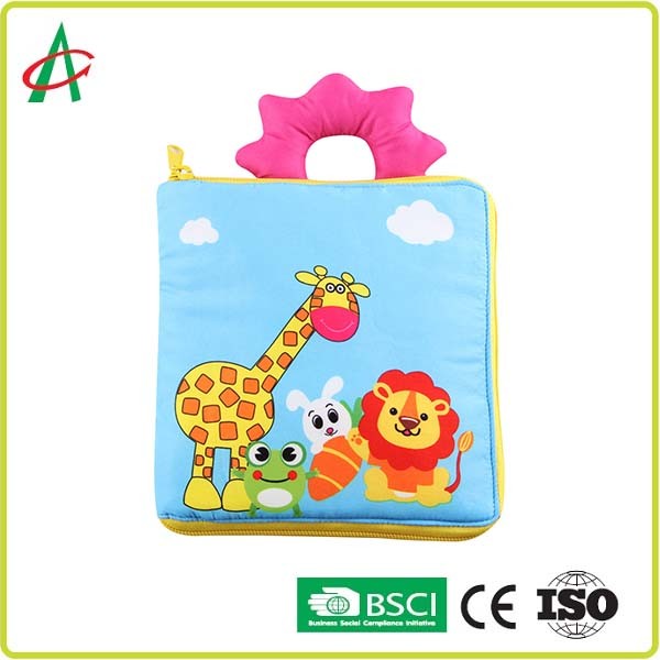 Wholesale Embroidery Cartoon Baby Soft Activity Book 22cm Adorable Illustrations from china suppliers