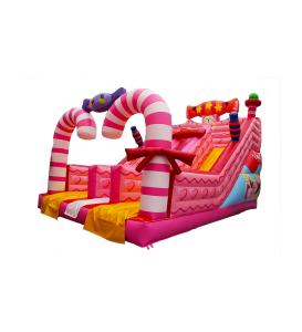 Wholesale Sweet Candy Children Fun Park Inflatable Slide For Rentals from china suppliers